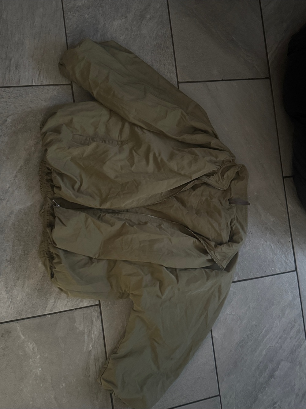 Anthropologie Olive Green Puffer Jacket